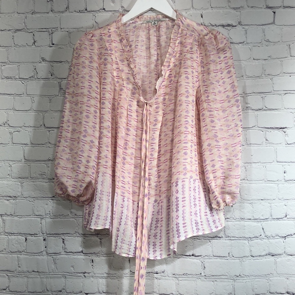 Zac & Rachel pink top